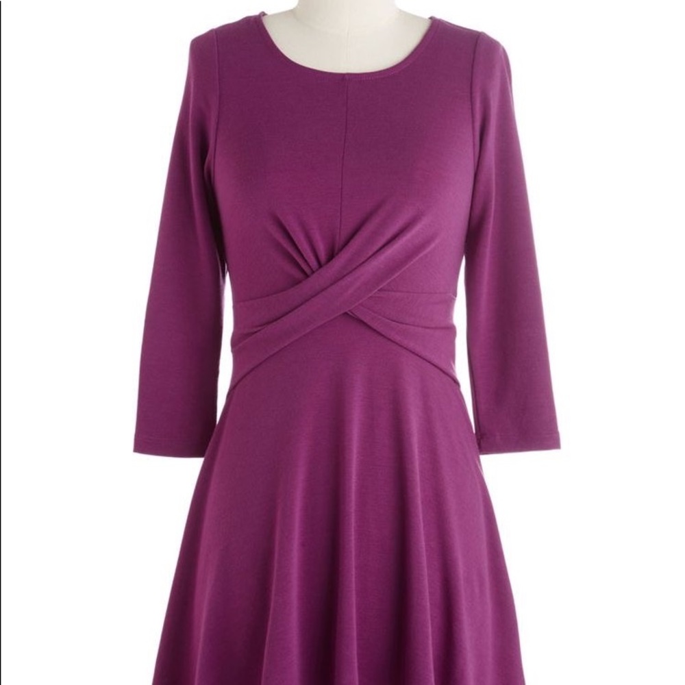 3/4 length sleeve dress